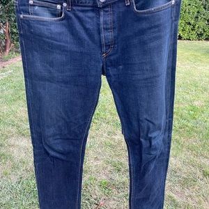 EUC Blue APC Jeans Petite Standard selvedge denim.  32 inch inseam.